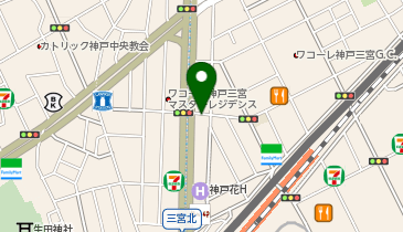 ノムラクリーニング 三宮駅前店の地図画像