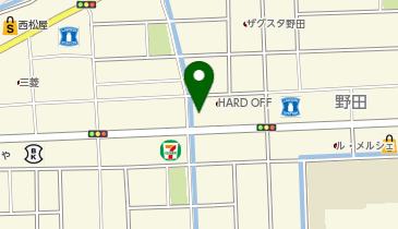 フランスベッド 岡山ショールームの地図画像