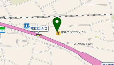 フランスベッド ギャラリー山梨の地図画像