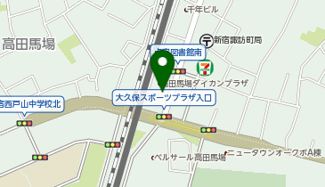 フランスベッド ギャラリー新宿 電動ベッド館の地図画像