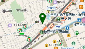 ゴーゴーカレー 阪急三宮駅前店の地図画像