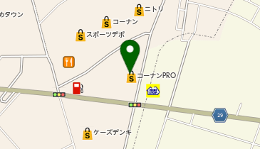 ゴーゴーカレーデリスタンドコーナンPRO徳島藍住店の地図画像