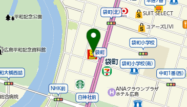 ゴーゴーカレー 広島大手町スタジアムの地図画像