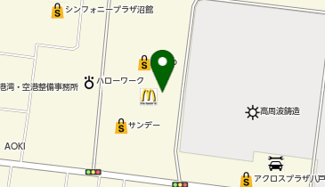 ゴーゴーカレー八戸ピアドゥ店の地図画像