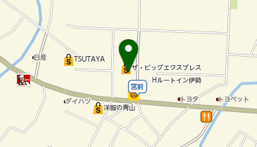 ブルースカイランドリー ザ・ビッグエクスプレス小俣店の地図画像