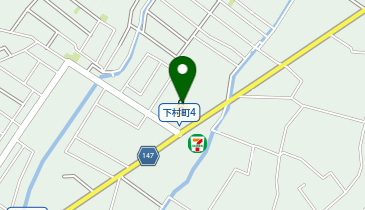 ブルースカイランドリー ぎゅーとら下村店の地図画像