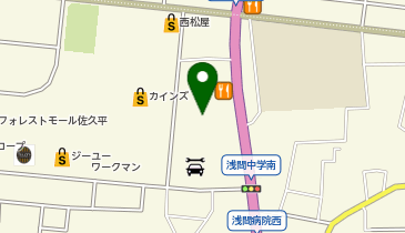ブルースカイランドリー カインズ佐久平店の地図画像