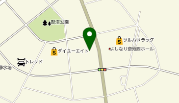 ブルースカイランドリー ダイユーエイト須賀川西店の地図画像