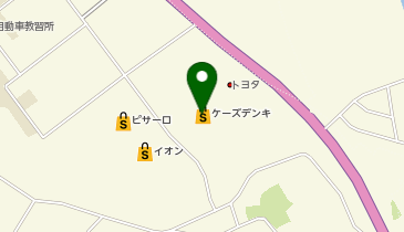 ブルースカイランドリー 常陸大宮ショッピングセンター店の地図画像