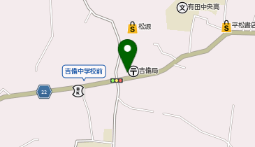 ブルースカイランドリー 松源吉備店の地図画像