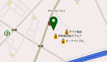 ブルースカイランドリー 伊勢甚友部スクエア店の地図画像