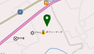 ブルースカイランドリー JAファーマーズ安中店の地図画像