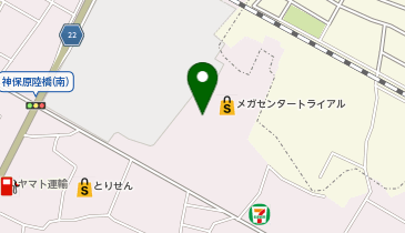 ブルースカイランドリー メガセンタートライアル上里店の地図画像