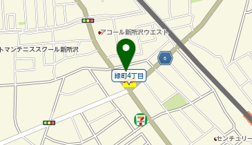 ブルースカイランドリー 新所沢店の地図画像