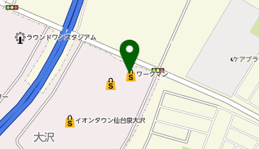 ブルースカイランドリー イオンタウン仙台泉大沢店の地図画像