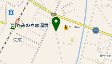 ブルースカイランドリー おーばん上山店の地図画像