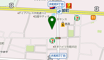 ブルースカイランドリー サンデー仙台卸町店の地図画像