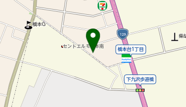 ブルースカイランドリー マルハン橋本台店の地図画像