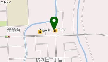 ブルースカイランドリー コメリハード&グリーン喜多方松山店の地図画像