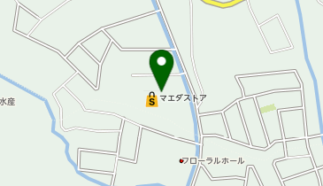 ブルースカイランドリー マエダストア五所川原南店の地図画像