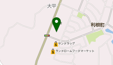 ブルースカイランドリー ランドローム利根店の地図画像
