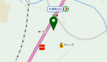 ブルースカイランドリー カインズ北茨城店の地図画像