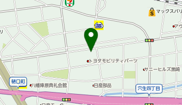 マッハ車検 八幡陣原店の地図画像