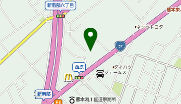 マッハ車検 熊本東バイパス店の地図画像