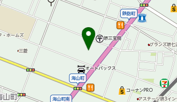 マッハ車検 堺鉄砲町店の地図画像