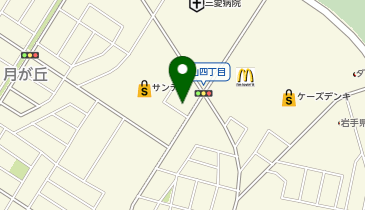宅配ピザ ナポリの窯 盛岡北店の地図画像