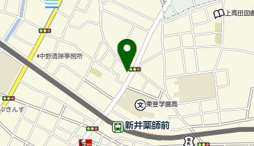 宅配ピザ ナポリの窯 新井薬師店の地図画像
