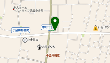 宅配ピザ ナポリの窯 武蔵小金井店の地図画像