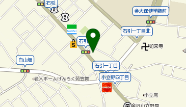 宅配ピザ ナポリの窯 金沢小立野店の地図画像