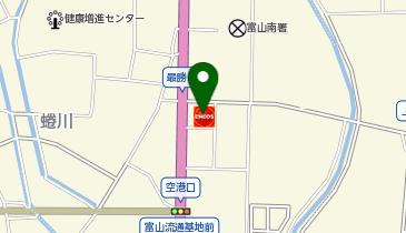 宅配ピザ ナポリの窯 富山蜷川店の地図画像
