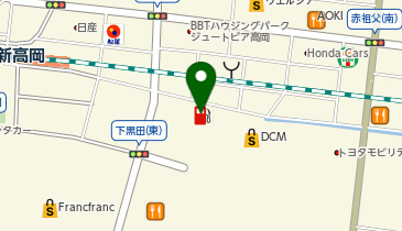 ちきゅうのにわ 高岡店の地図画像