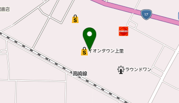 モーリーファンタジー 上里店の地図画像