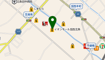 のびっこジャンボ 加西北条店の地図画像
