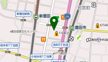 モーリーファンタジー t-FACE店の地図画像