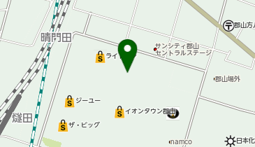 PRIZE SPOT PALO イオンタウン郡山店の地図画像