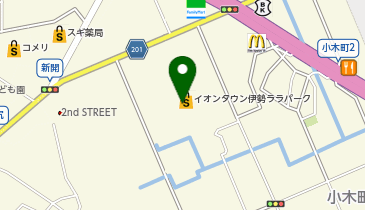 モーリーファンタジー 伊勢ララパーク店の地図画像
