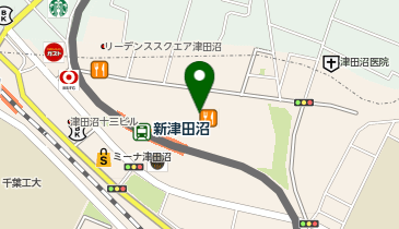 モーリーファンタジー 津田沼店の地図画像