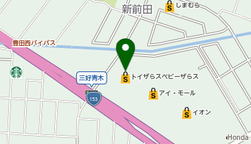 モーリーファンタジー 三好店の地図画像