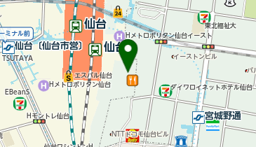 モーリーファンタジー ヨドバシ仙台店の地図画像