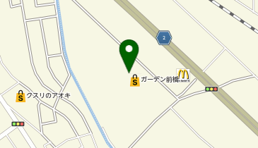 モーリーファンタジー ガーデン前橋店の地図画像