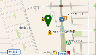 モーリーファンタジー 堺北花田店の地図画像