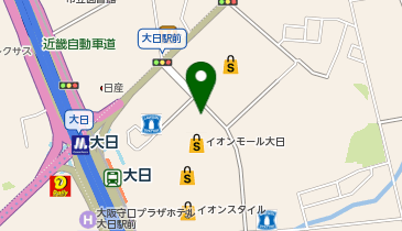 モーリーファンタジー 大日店の地図画像