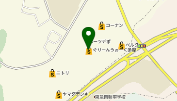 タカハシ ぐり-んうぉ-く多摩店の地図画像