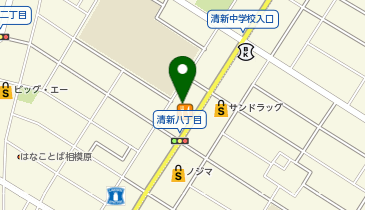 タカハシ 清新店の地図画像