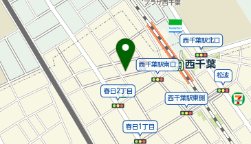 HAIR & MAKE EARTH 西千葉店の地図画像