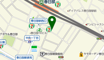 HAIR & MAKE EARTH 春日部店の地図画像